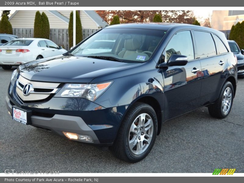 Bali Blue Pearl / Taupe 2009 Acura MDX