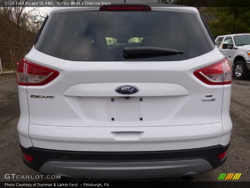 Oxford White / Charcoal Black 2016 Ford Escape SE 4WD