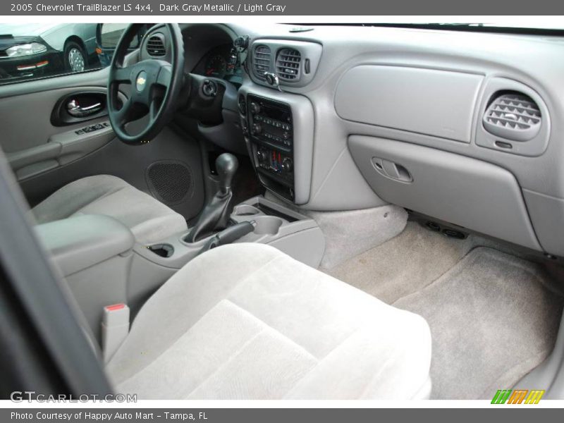 Dark Gray Metallic / Light Gray 2005 Chevrolet TrailBlazer LS 4x4