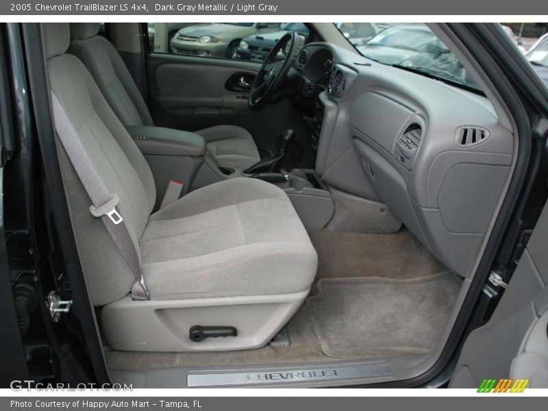 Dark Gray Metallic / Light Gray 2005 Chevrolet TrailBlazer LS 4x4