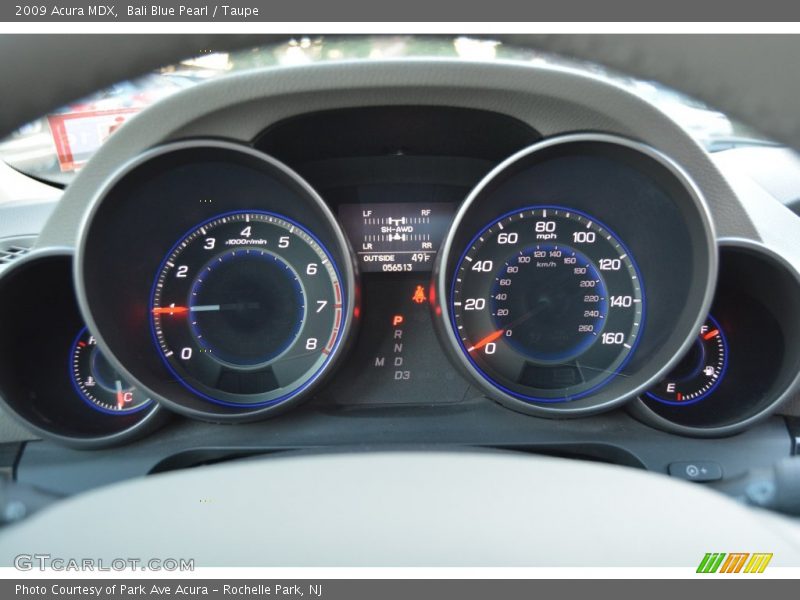 Bali Blue Pearl / Taupe 2009 Acura MDX