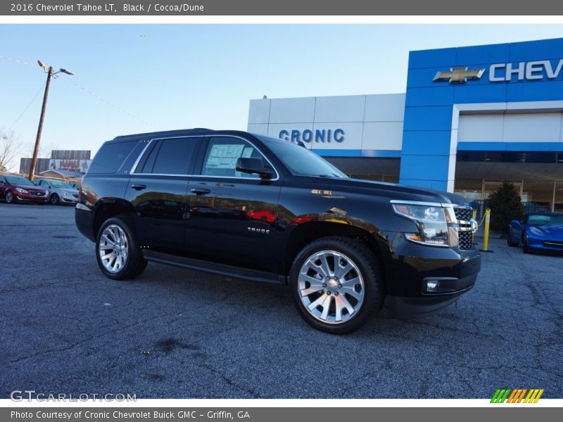 Black / Cocoa/Dune 2016 Chevrolet Tahoe LT