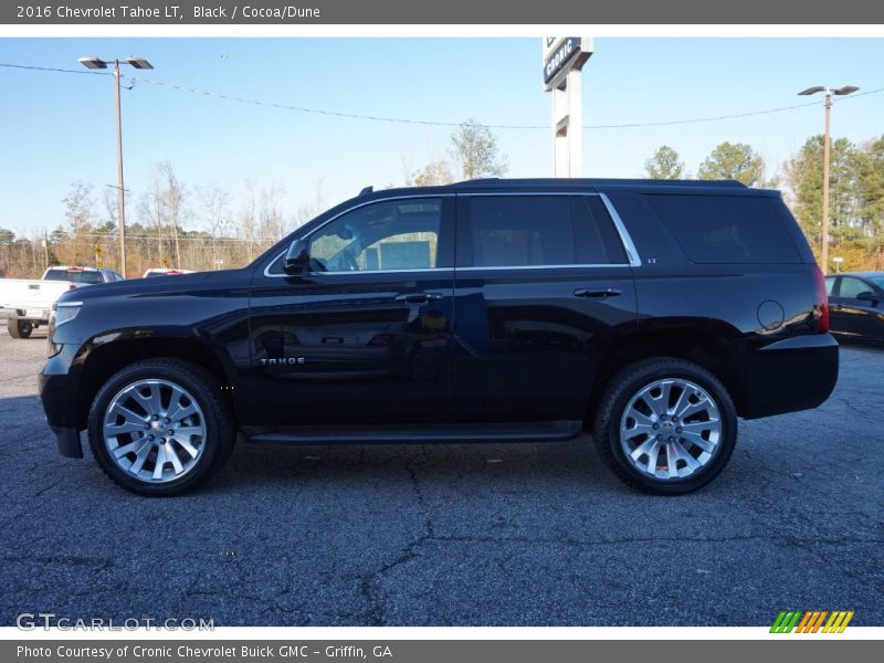 Black / Cocoa/Dune 2016 Chevrolet Tahoe LT