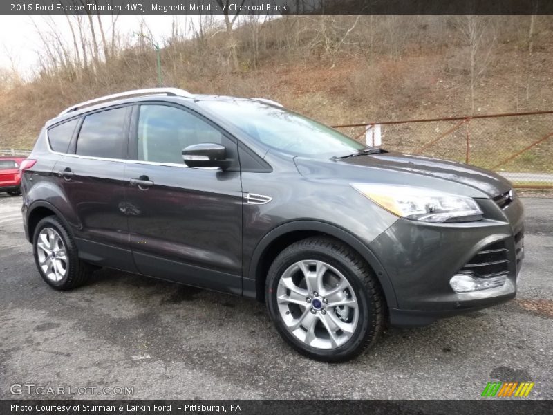 Magnetic Metallic / Charcoal Black 2016 Ford Escape Titanium 4WD