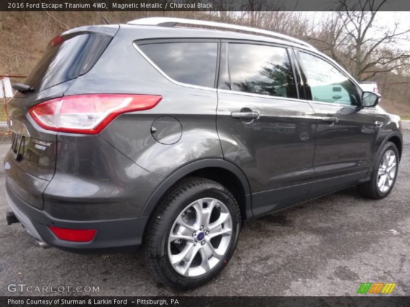 Magnetic Metallic / Charcoal Black 2016 Ford Escape Titanium 4WD
