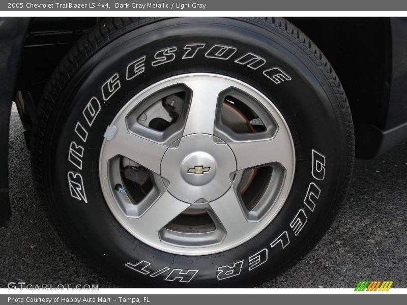 Dark Gray Metallic / Light Gray 2005 Chevrolet TrailBlazer LS 4x4
