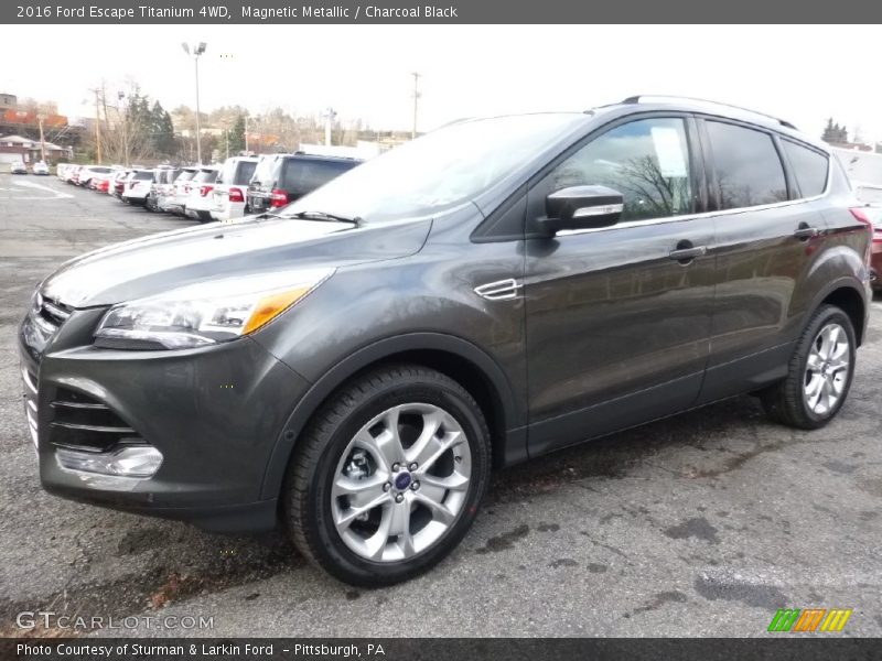Magnetic Metallic / Charcoal Black 2016 Ford Escape Titanium 4WD