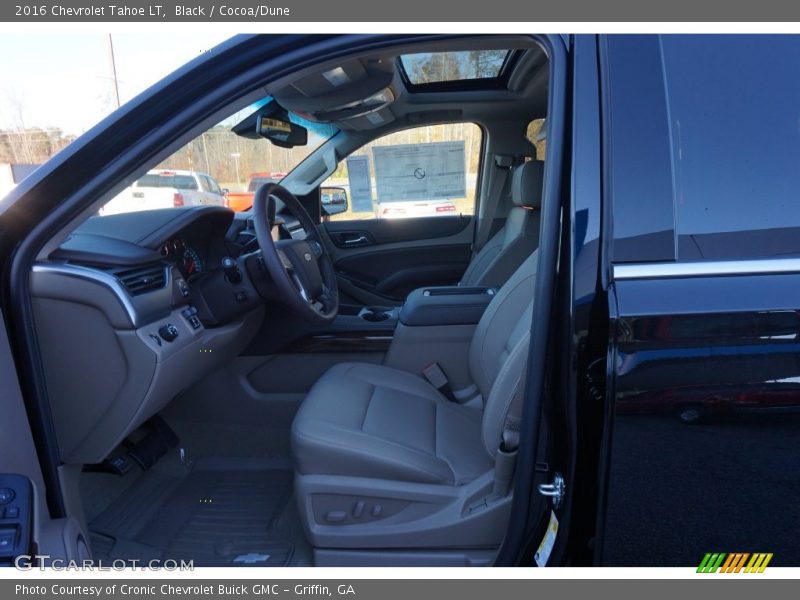Black / Cocoa/Dune 2016 Chevrolet Tahoe LT