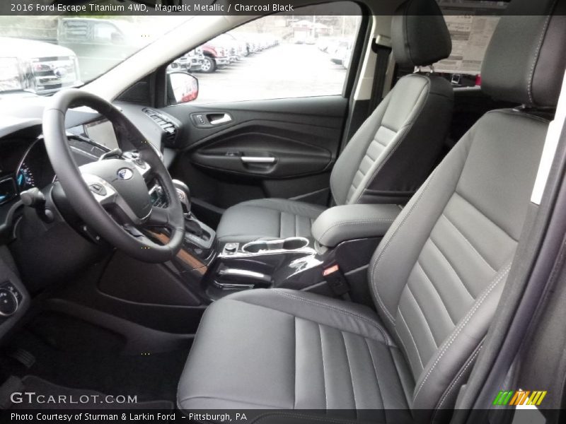 Magnetic Metallic / Charcoal Black 2016 Ford Escape Titanium 4WD