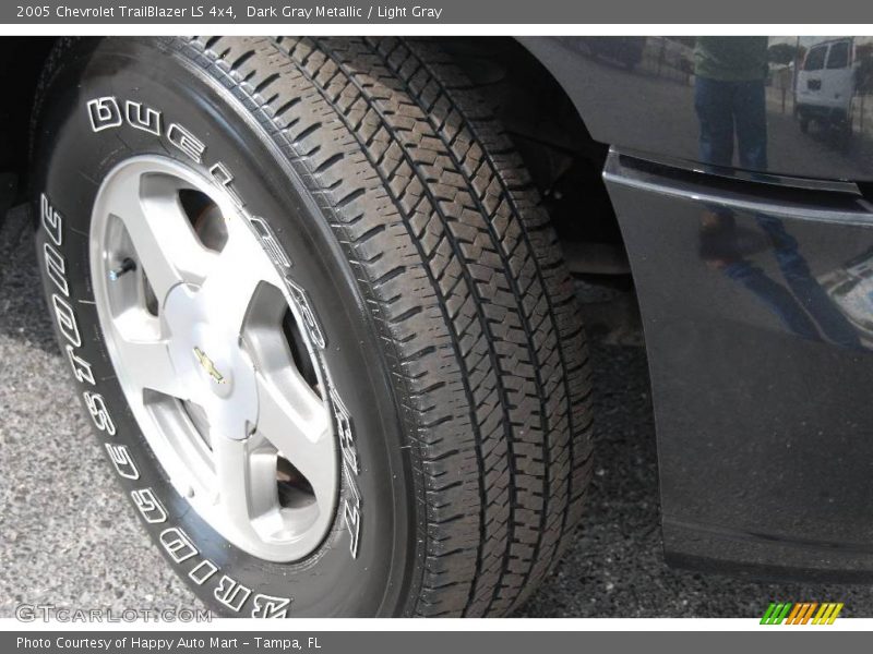 Dark Gray Metallic / Light Gray 2005 Chevrolet TrailBlazer LS 4x4