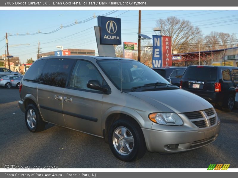 Linen Gold Metallic Pearl / Dark Khaki/Light Graystone 2006 Dodge Caravan SXT