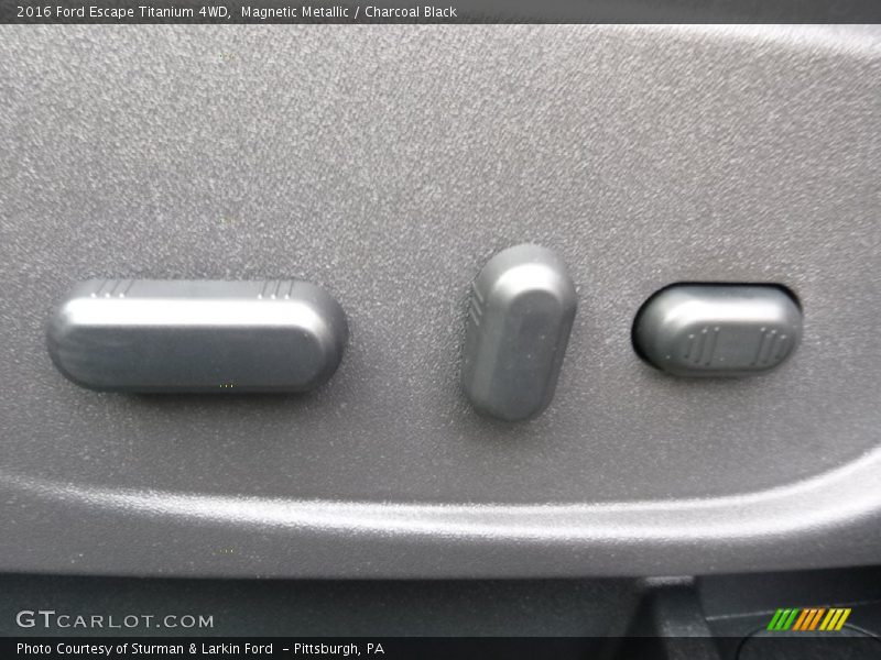 Magnetic Metallic / Charcoal Black 2016 Ford Escape Titanium 4WD