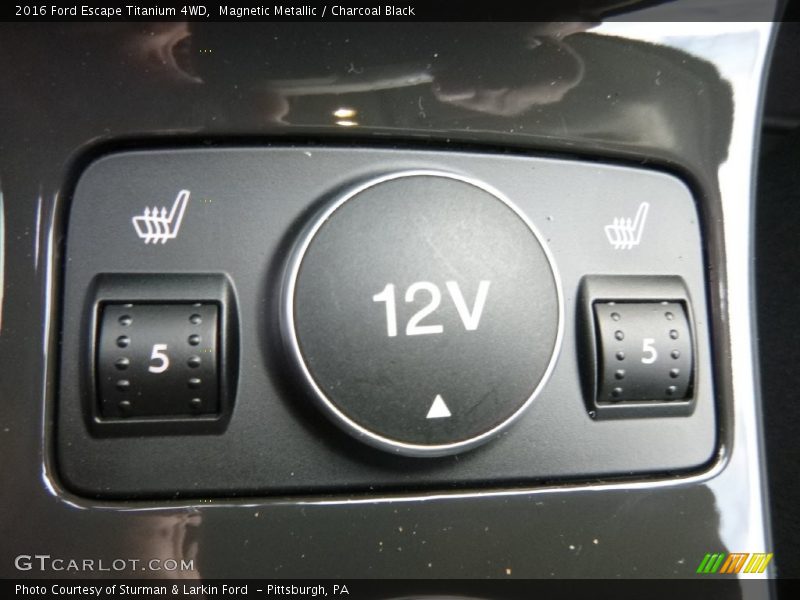 Magnetic Metallic / Charcoal Black 2016 Ford Escape Titanium 4WD