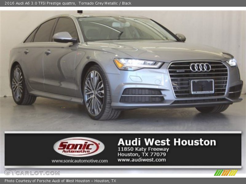Tornado Grey Metallic / Black 2016 Audi A6 3.0 TFSI Prestige quattro