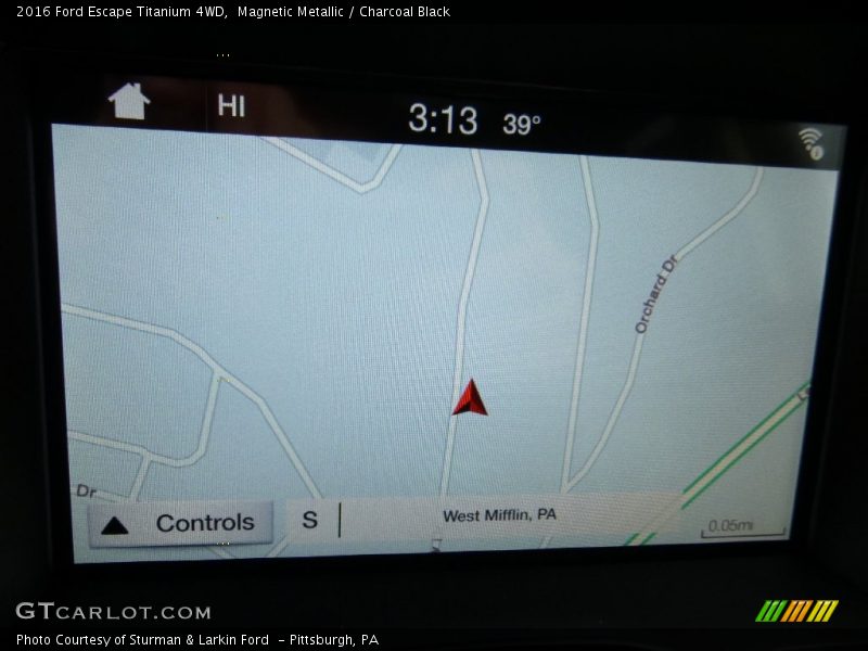 Magnetic Metallic / Charcoal Black 2016 Ford Escape Titanium 4WD