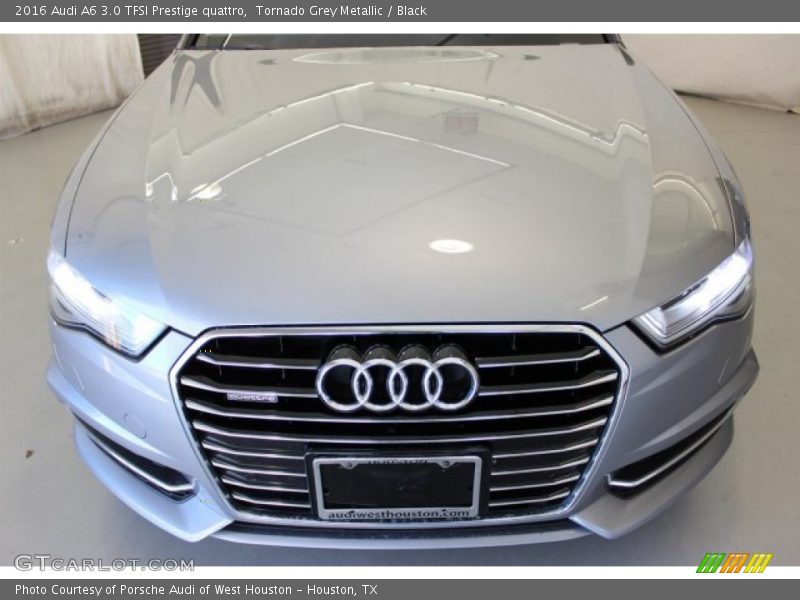 Tornado Grey Metallic / Black 2016 Audi A6 3.0 TFSI Prestige quattro