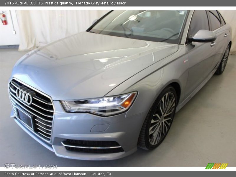 Tornado Grey Metallic / Black 2016 Audi A6 3.0 TFSI Prestige quattro