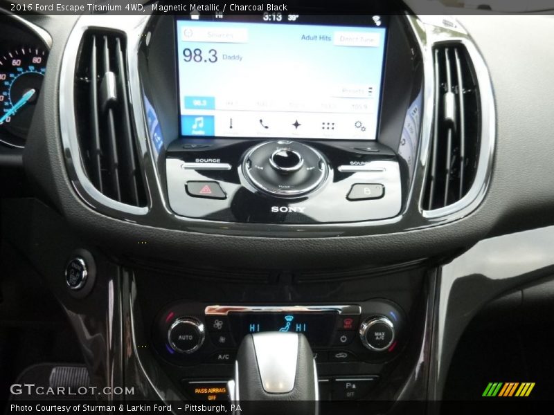 Magnetic Metallic / Charcoal Black 2016 Ford Escape Titanium 4WD