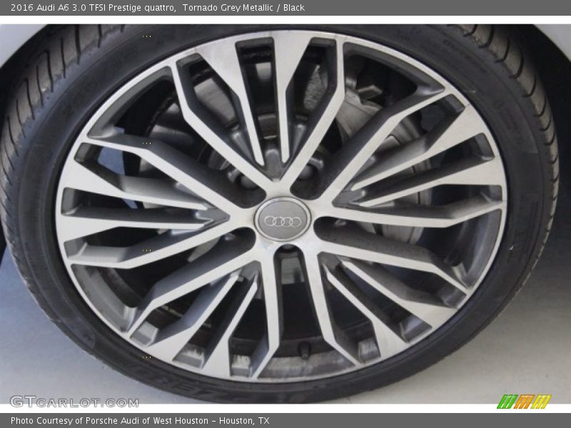 Tornado Grey Metallic / Black 2016 Audi A6 3.0 TFSI Prestige quattro