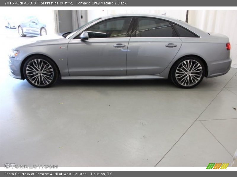 Tornado Grey Metallic / Black 2016 Audi A6 3.0 TFSI Prestige quattro