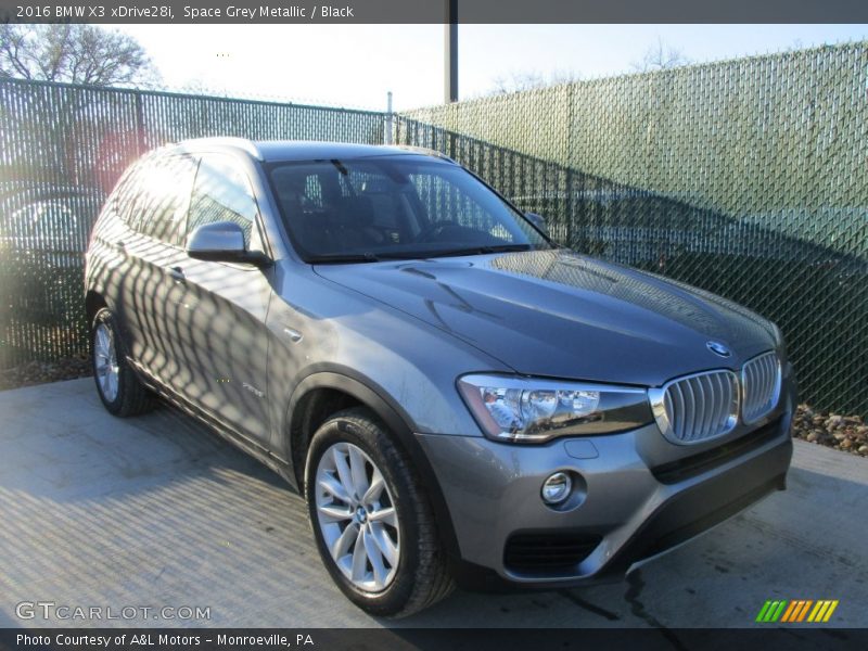 Space Grey Metallic / Black 2016 BMW X3 xDrive28i