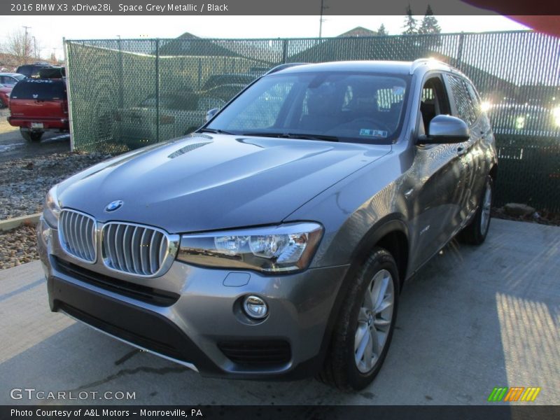 Space Grey Metallic / Black 2016 BMW X3 xDrive28i