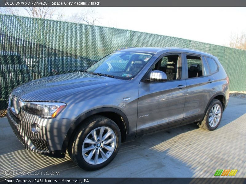 Space Grey Metallic / Black 2016 BMW X3 xDrive28i