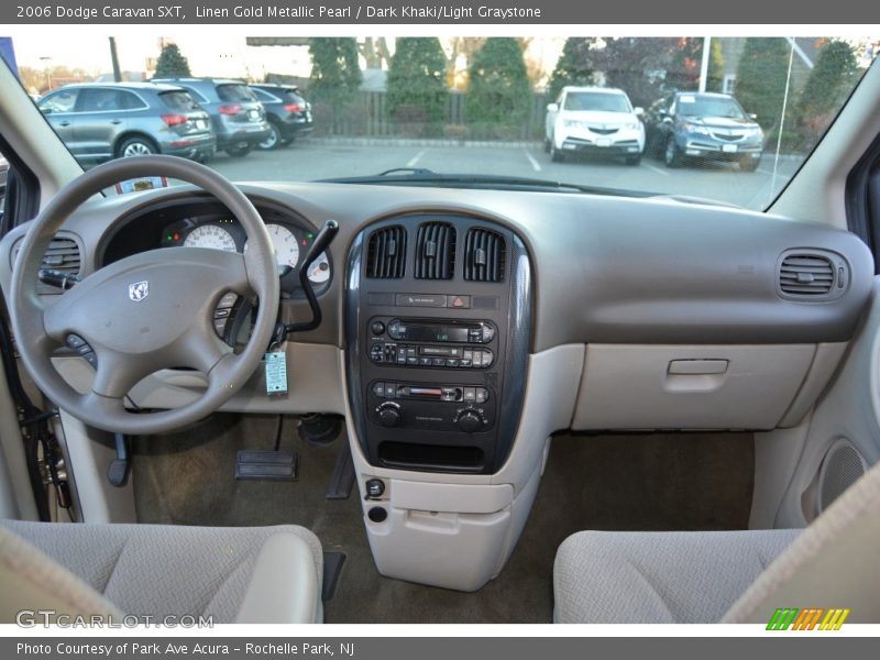 Linen Gold Metallic Pearl / Dark Khaki/Light Graystone 2006 Dodge Caravan SXT