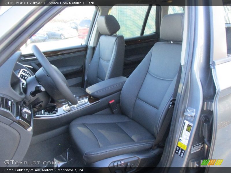 Space Grey Metallic / Black 2016 BMW X3 xDrive28i