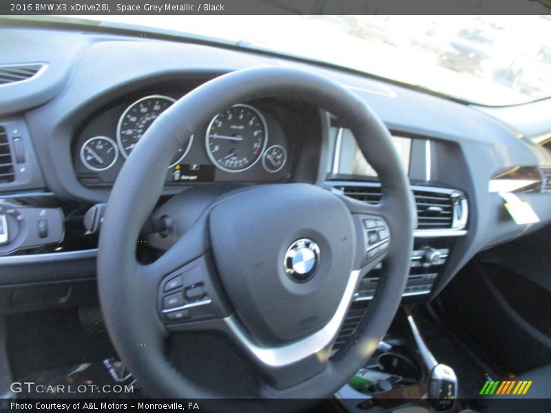 Space Grey Metallic / Black 2016 BMW X3 xDrive28i