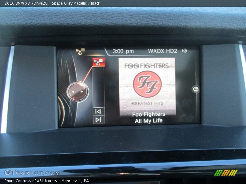 Space Grey Metallic / Black 2016 BMW X3 xDrive28i