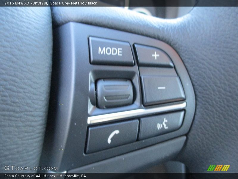 Space Grey Metallic / Black 2016 BMW X3 xDrive28i