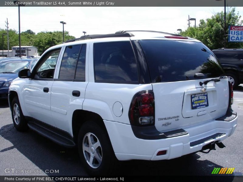 Summit White / Light Gray 2006 Chevrolet TrailBlazer LS 4x4