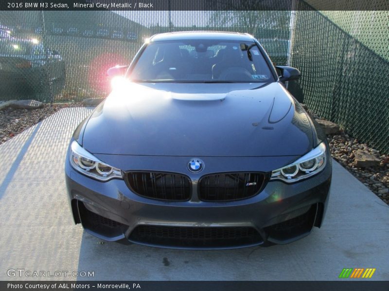 Mineral Grey Metallic / Black 2016 BMW M3 Sedan
