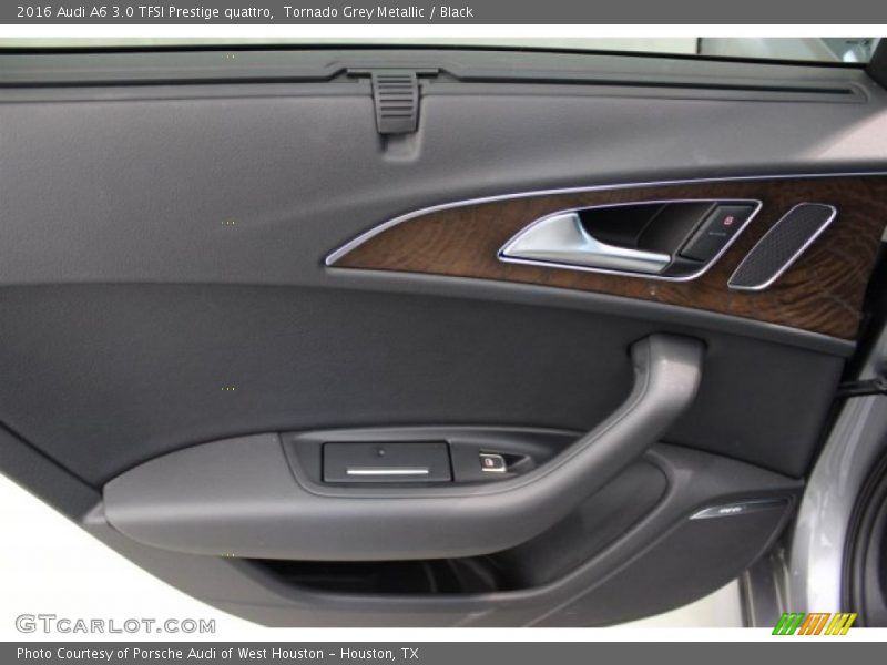 Tornado Grey Metallic / Black 2016 Audi A6 3.0 TFSI Prestige quattro