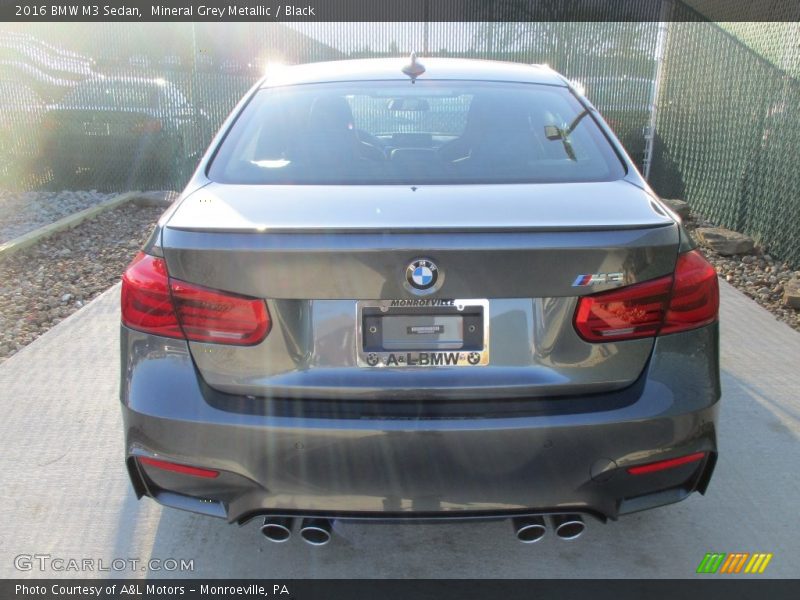 Mineral Grey Metallic / Black 2016 BMW M3 Sedan