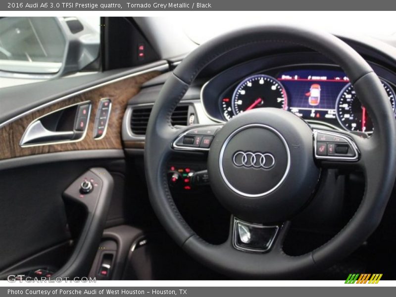 Tornado Grey Metallic / Black 2016 Audi A6 3.0 TFSI Prestige quattro