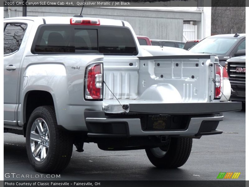 Quicksilver Metallic / Jet Black 2016 GMC Canyon SLE Crew Cab 4x4