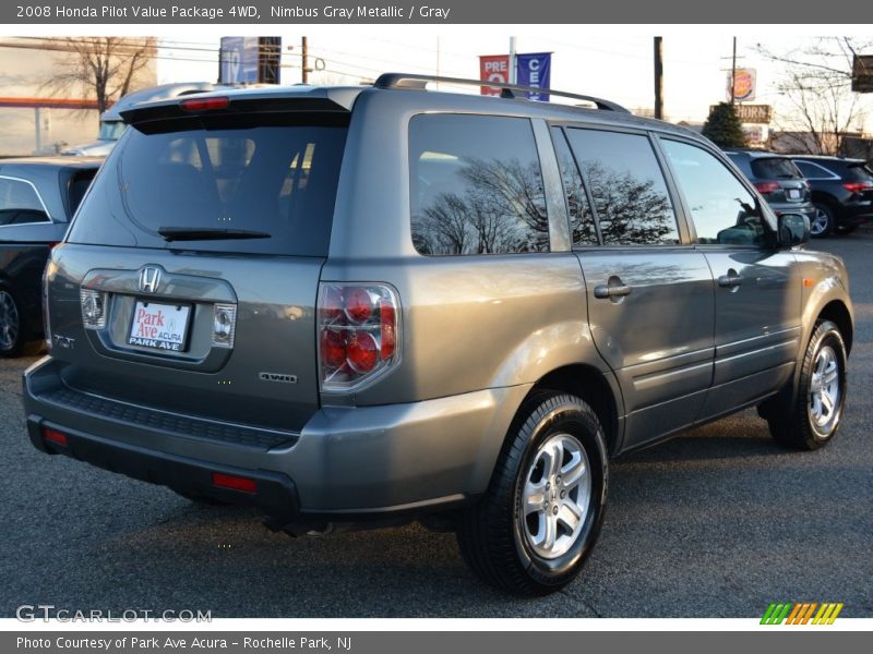Nimbus Gray Metallic / Gray 2008 Honda Pilot Value Package 4WD