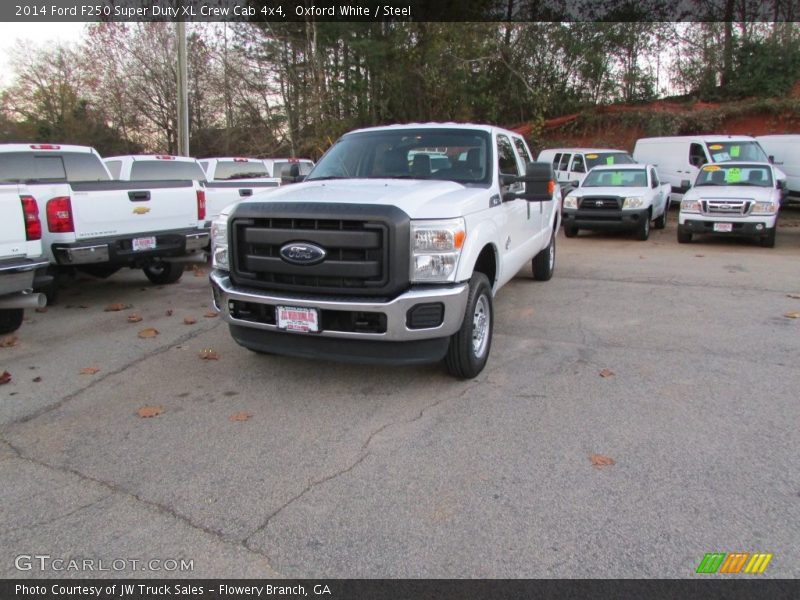 Oxford White / Steel 2014 Ford F250 Super Duty XL Crew Cab 4x4