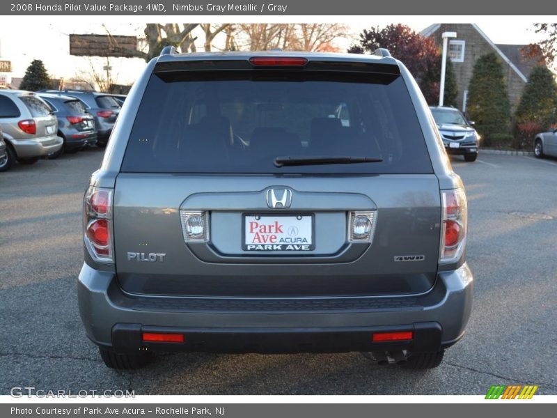 Nimbus Gray Metallic / Gray 2008 Honda Pilot Value Package 4WD