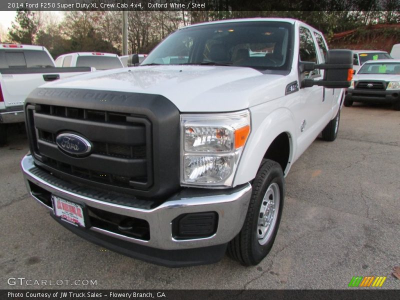 Oxford White / Steel 2014 Ford F250 Super Duty XL Crew Cab 4x4