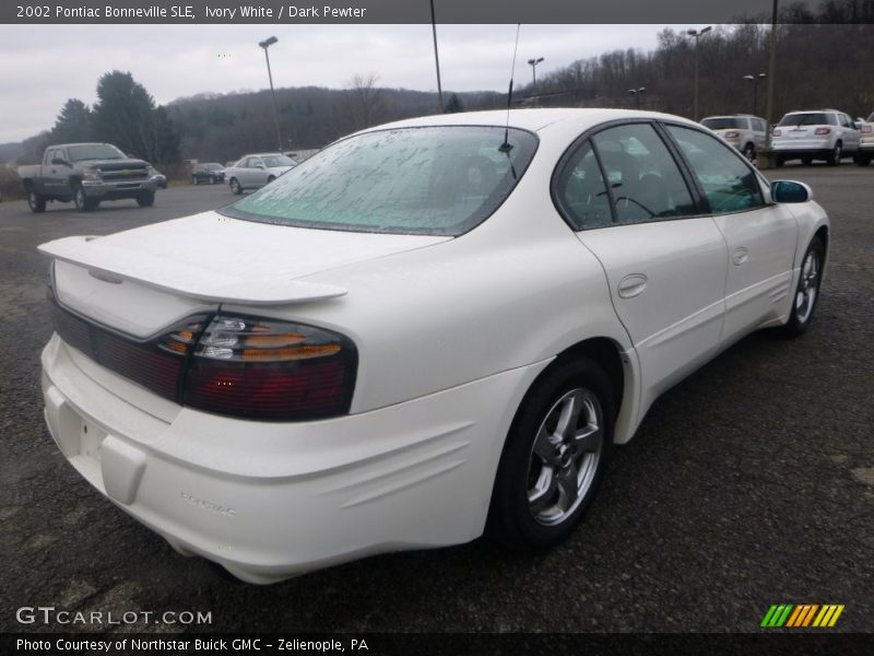 Ivory White / Dark Pewter 2002 Pontiac Bonneville SLE