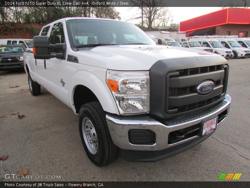 Oxford White / Steel 2014 Ford F250 Super Duty XL Crew Cab 4x4
