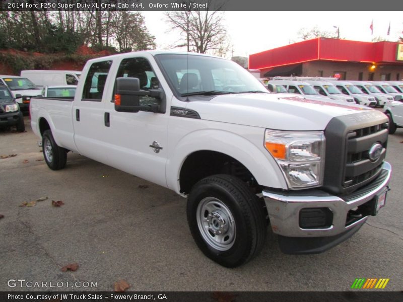 Oxford White / Steel 2014 Ford F250 Super Duty XL Crew Cab 4x4
