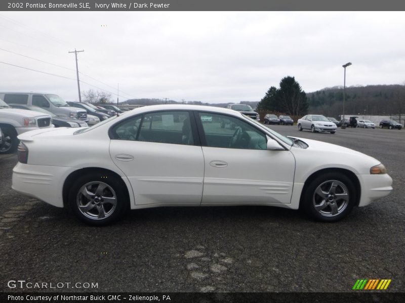 Ivory White / Dark Pewter 2002 Pontiac Bonneville SLE