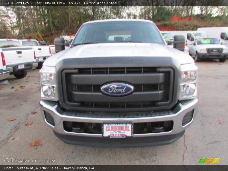 Oxford White / Steel 2014 Ford F250 Super Duty XL Crew Cab 4x4