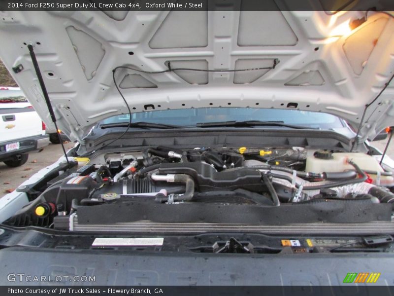 Oxford White / Steel 2014 Ford F250 Super Duty XL Crew Cab 4x4