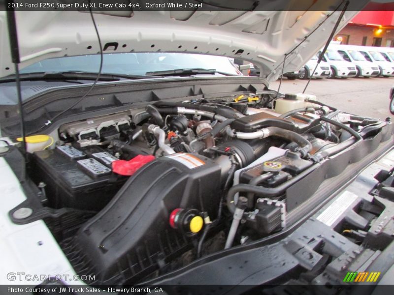 Oxford White / Steel 2014 Ford F250 Super Duty XL Crew Cab 4x4