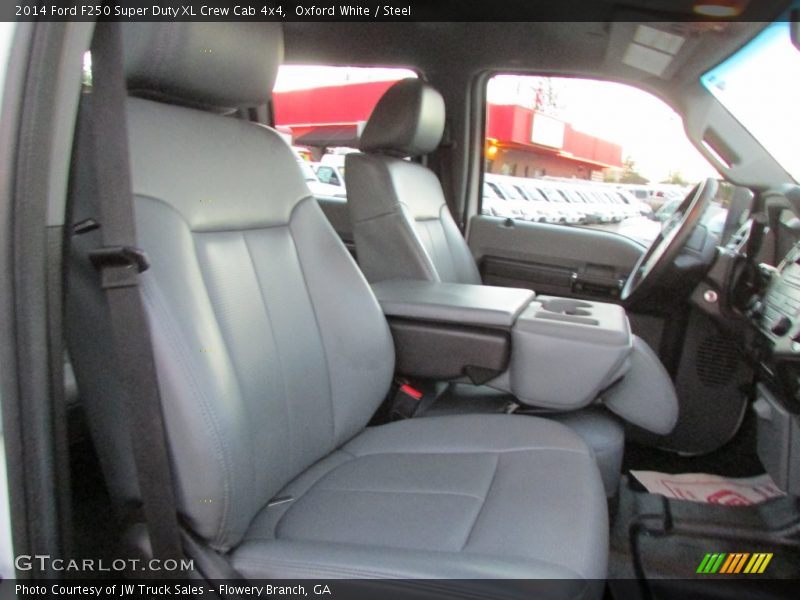 Oxford White / Steel 2014 Ford F250 Super Duty XL Crew Cab 4x4